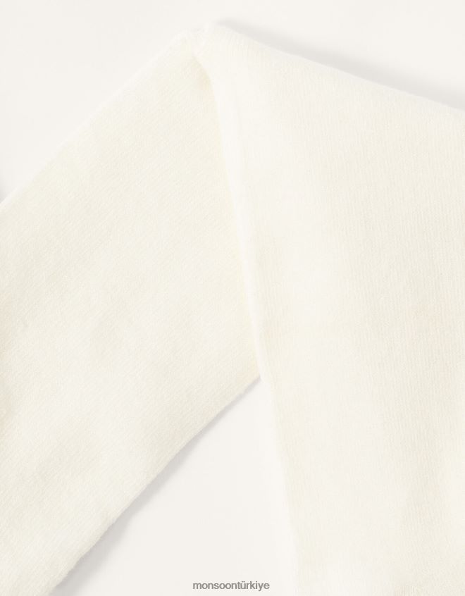 Monsoon kız bebek buzlu tayt JH86BT2858 aksesuar fildişi