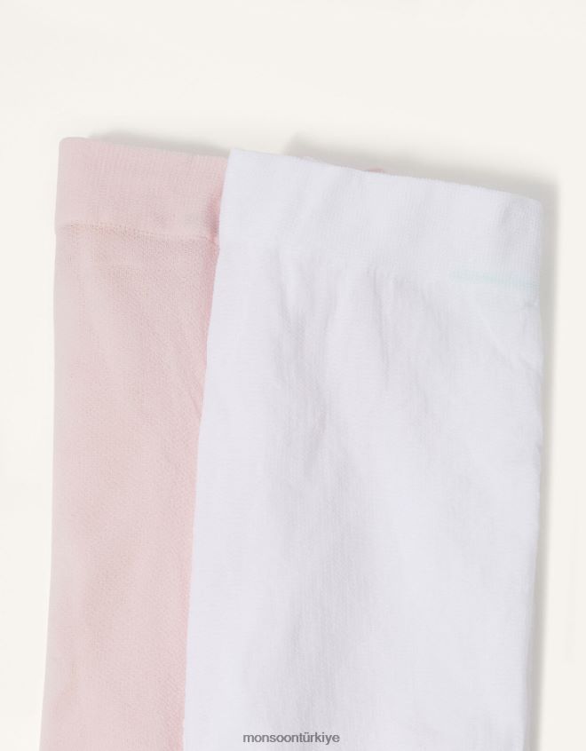 Monsoon kız bebek dantelli tayt twinset JH86BT2612 aksesuar çok