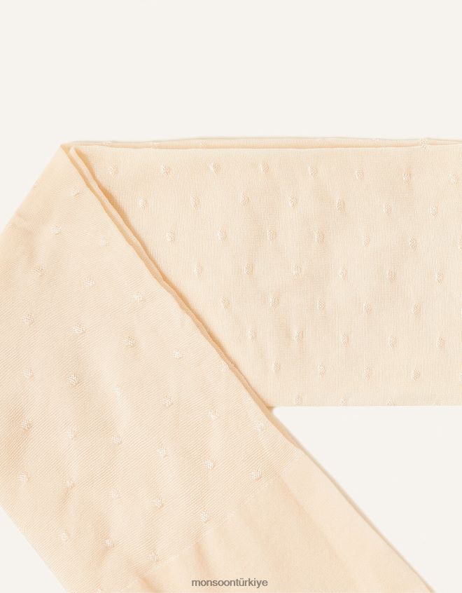 Monsoon kız bebek gelin noktası naylon tayt JH86BT2735 aksesuar fildişi