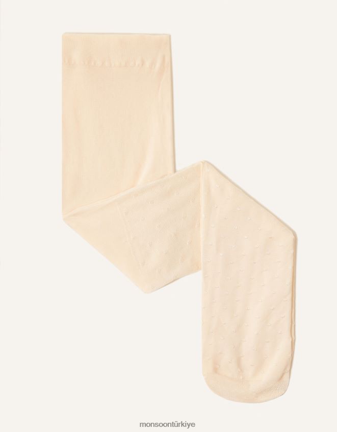 Monsoon kız bebek gelin noktası naylon tayt JH86BT2735 aksesuar fildişi