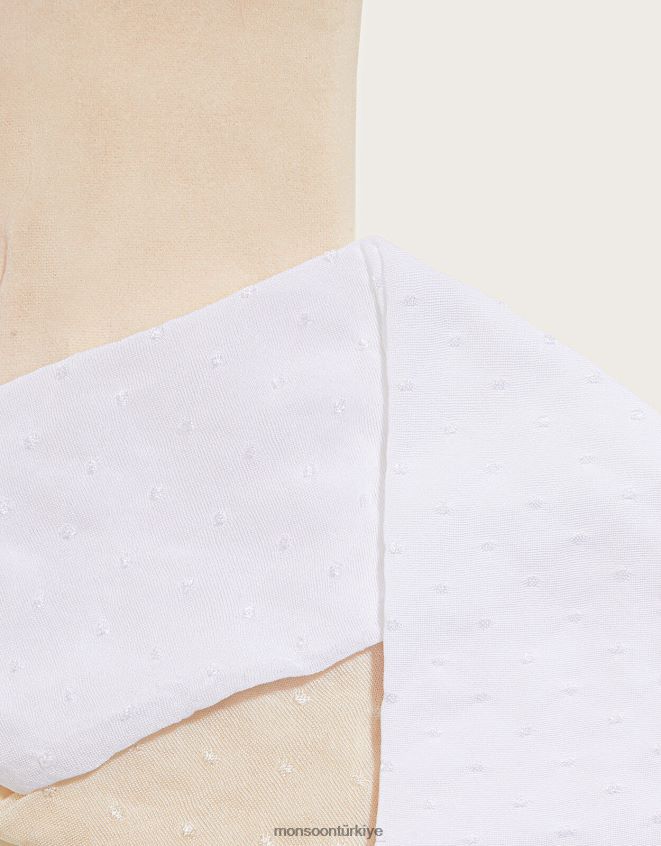 Monsoon kız bebek gelin taytı ikili takım JH86BT2672 aksesuar çok