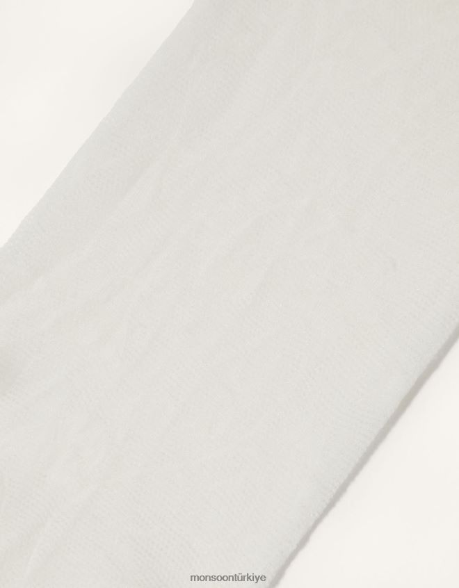 Monsoon kız bebek kelebek dantelli tayt JH86BT2586 aksesuar beyaz