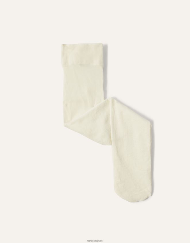 Monsoon kız bebek kelebek peluş elmas tayt JH86BT2720 aksesuar fildişi