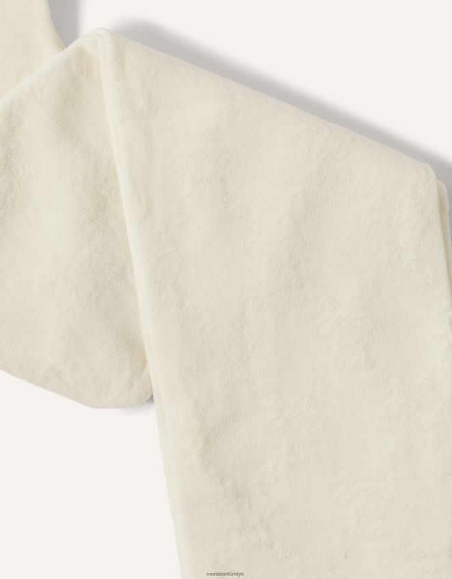 Monsoon kız bebek kelebek peluş elmas tayt JH86BT2720 aksesuar fildişi