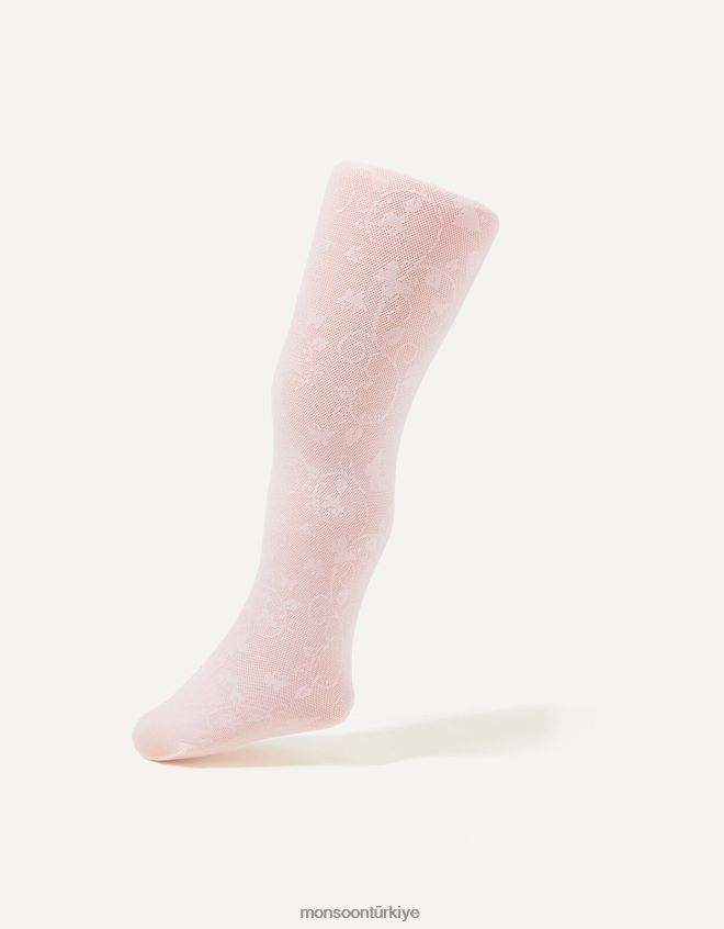 Monsoon kız bebek kelebekli dantel tayt JH86BT2675 aksesuar pembe