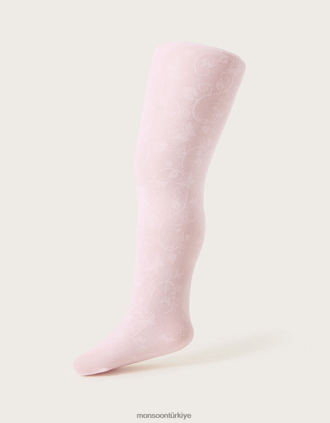 Monsoon kız bebek kelebekli dantel tayt JH86BT2852 aksesuar pembe