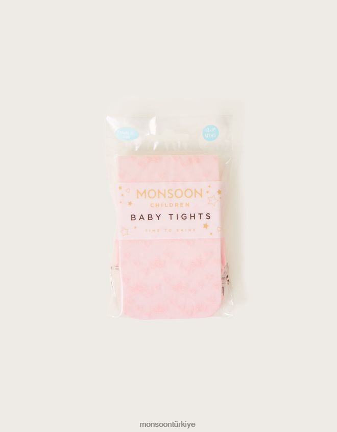 Monsoon kız bebek loveheart dantelli tayt JH86BT2849 aksesuar pembe