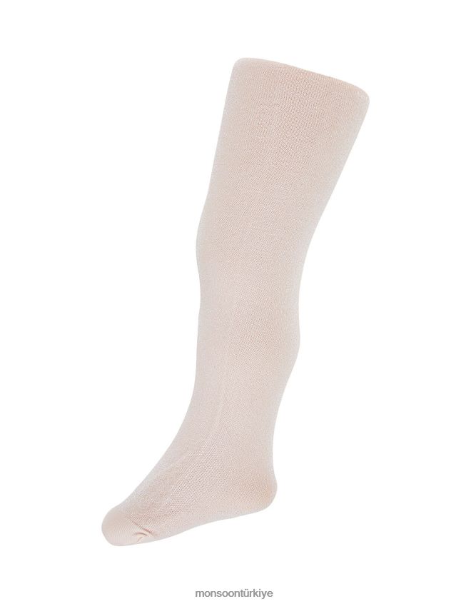 Monsoon kız bebek ışıltılı örgü tayt JH86BT2736 aksesuar pembe (soluk pembe)