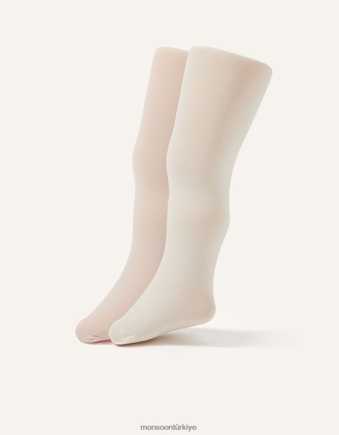 Monsoon kız bebek naylon sıkı twinset JH86BT2685 aksesuar çok