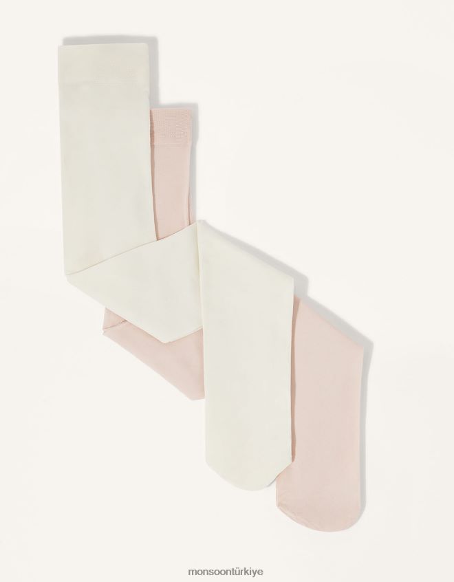 Monsoon kız bebek naylon tayt twinset JH86BT2726 aksesuar çok