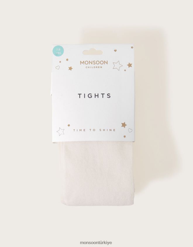 Monsoon kız buzlu tayt JH86BT2654 aksesuar fildişi