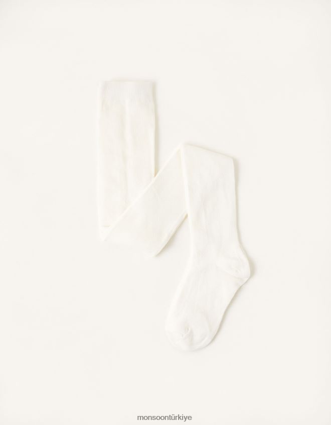 Monsoon kız buzlu tayt JH86BT2854 aksesuar fildişi