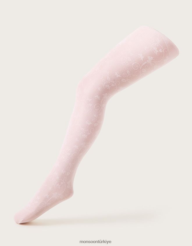 Monsoon kız dantelli kelebekli tayt JH86BT2855 aksesuar pembe