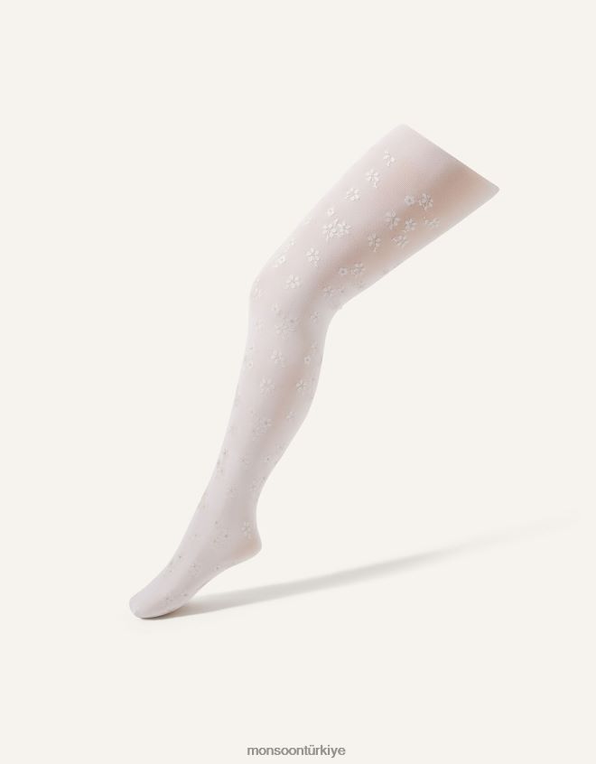 Monsoon kız çiçek perlato desenli tayt JH86BT2442 aksesuar pembe