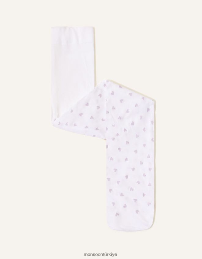 Monsoon kız parıltılı kalpli tayt JH86BT2647 aksesuar pembe