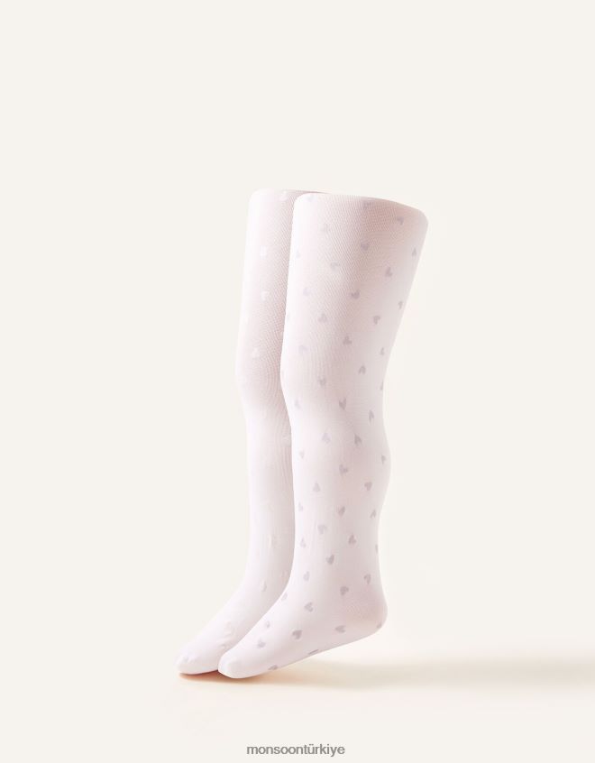 Monsoon kız parıltılı kalpli tayt twinset JH86BT2649 aksesuar çok