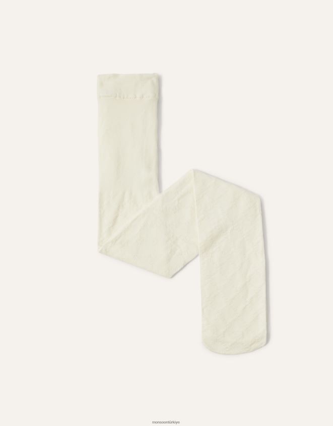 Monsoon kız peluş elmas tayt JH86BT2669 aksesuar fildişi