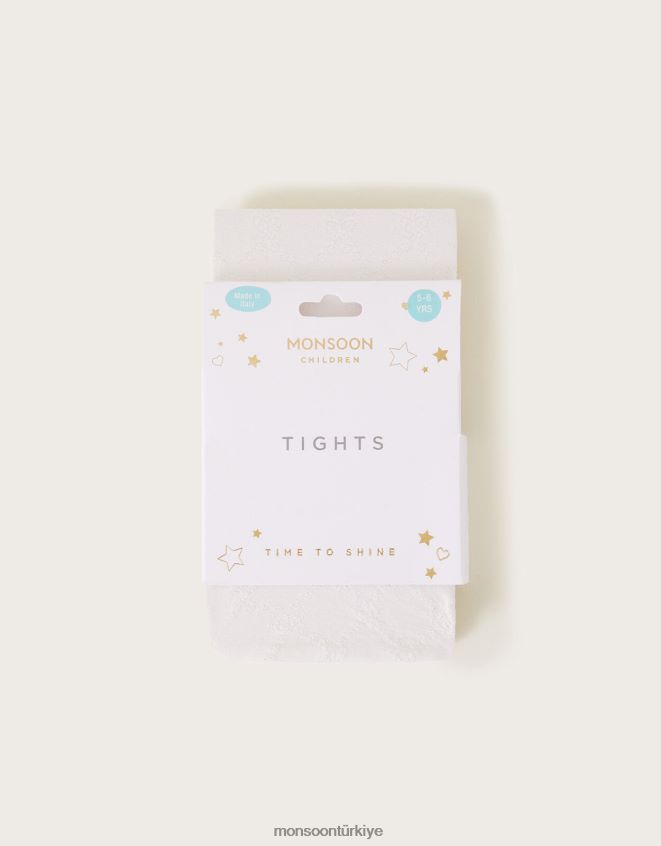 Monsoon kız peluş elmas tayt JH86BT2856 aksesuar fildişi