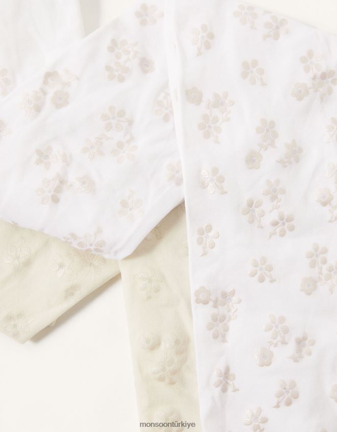 Monsoon kız perlato baskılı sıkı twinset JH86BT2679 aksesuar çok