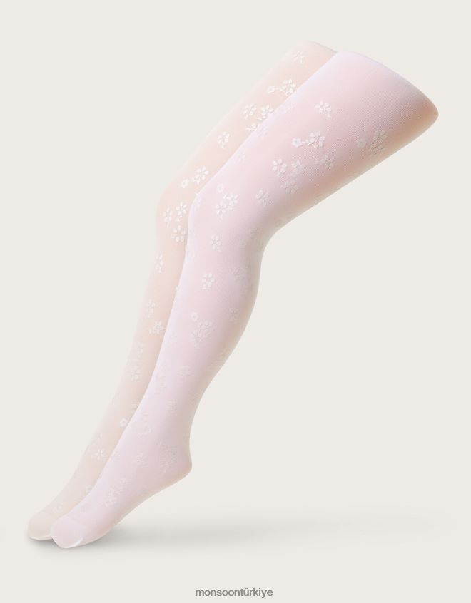 Monsoon kız perlato baskılı sıkı twinset JH86BT2848 aksesuar çok