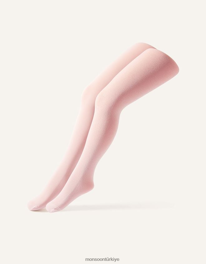 Monsoon kız süper ışıltılı tayt twinset JH86BT2666 aksesuar pembe (soluk pembe)