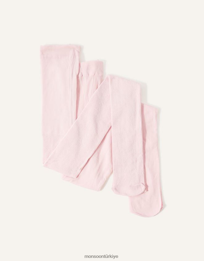 Monsoon kız süper ışıltılı tayt twinset JH86BT2666 aksesuar pembe (soluk pembe)