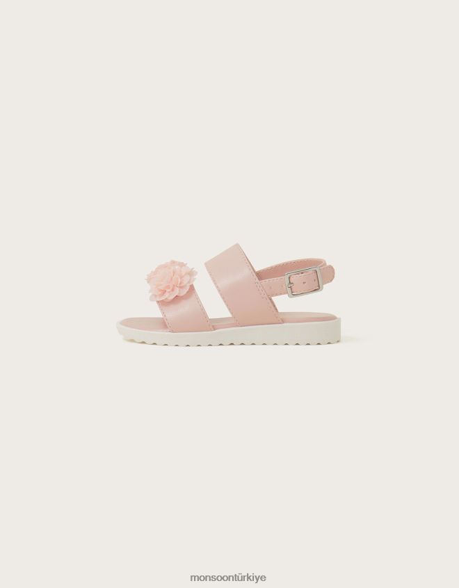 Monsoon çocuklar güller yürüteç sandalet JH86BT2801 ayakkabı pembe