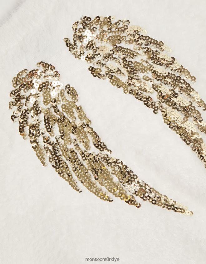 Monsoon kız harikalar diyarı kanat atlayıcısı JH86BT1660 Giyim fildişi