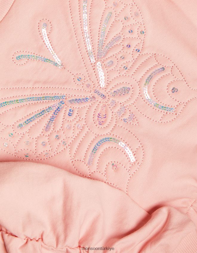 Monsoon kız kelebekli kazak JH86BT1820 Giyim pembe