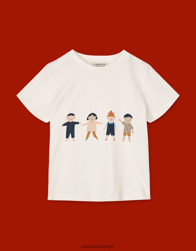 Monsoon çocuklar liewood apia desenli üst JH86BT1973 Giyim krem
