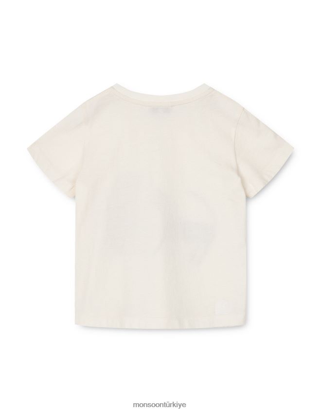 Monsoon çocuklar liewood apia leopar desenli üst JH86BT2013 Giyim krem