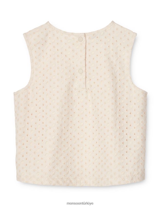 Monsoon çocuklar liewood delphia ingilizce üst JH86BT1993 Giyim krem