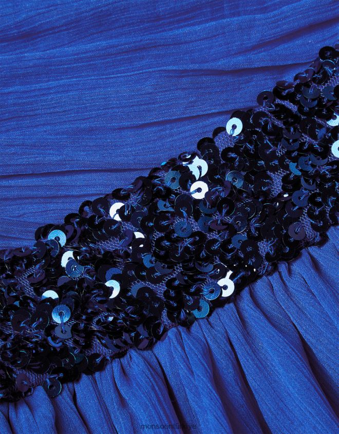 Monsoon kız abigail bardot balo elbisesi JH86BT1959 Giyim mavi