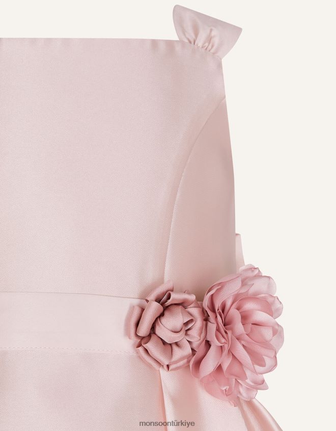 Monsoon kız audrey düşes dimi nedime elbisesi JH86BT1607 Giyim pembe