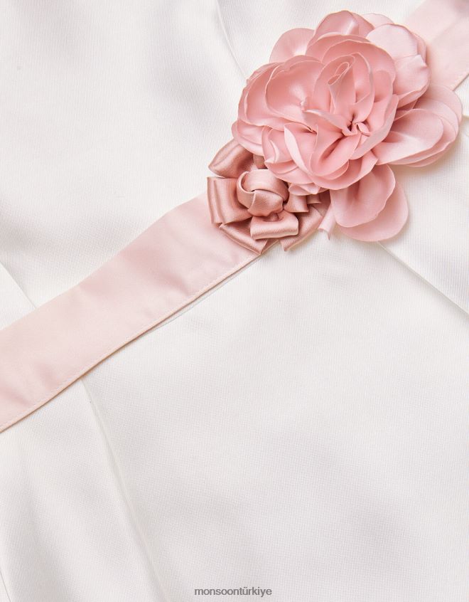 Monsoon kız audrey düşes dimi nedime elbisesi JH86BT1928 Giyim fildişi