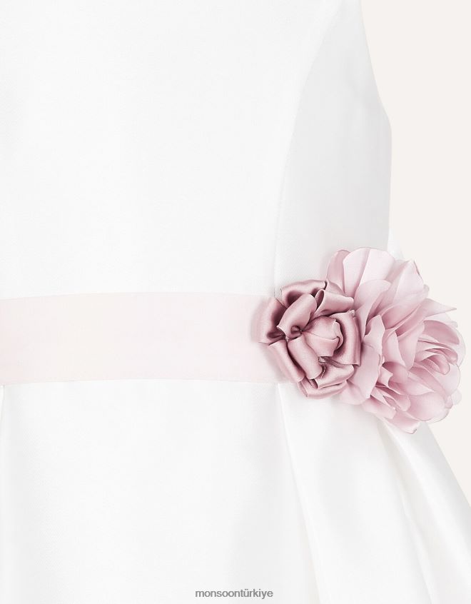 Monsoon kız audrey düşes dimi nedime elbisesi JH86BT2047 Giyim fildişi