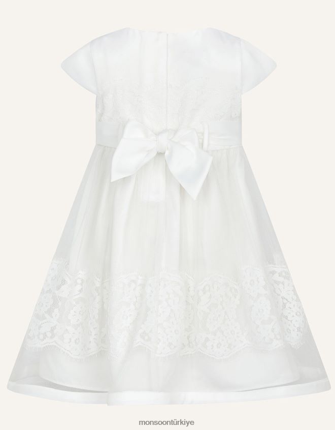 Monsoon kız bebek alovette vaftiz elbisesi JH86BT2182 Giyim fildişi
