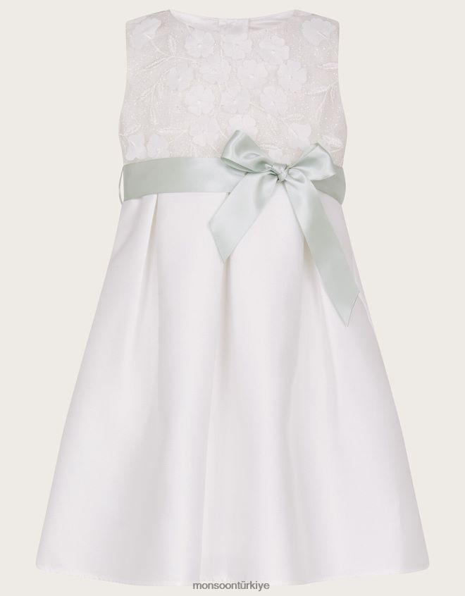 Monsoon kız bebek anika nedime elbisesi JH86BT2139 Giyim fildişi