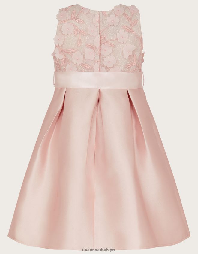 Monsoon kız bebek anika nedime elbisesi JH86BT2167 Giyim pembe