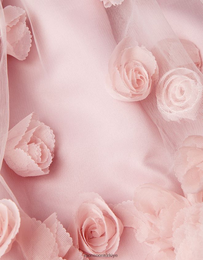 Monsoon kız bebek ianthe elbise JH86BT2094 Giyim pembe (koyu pembe)