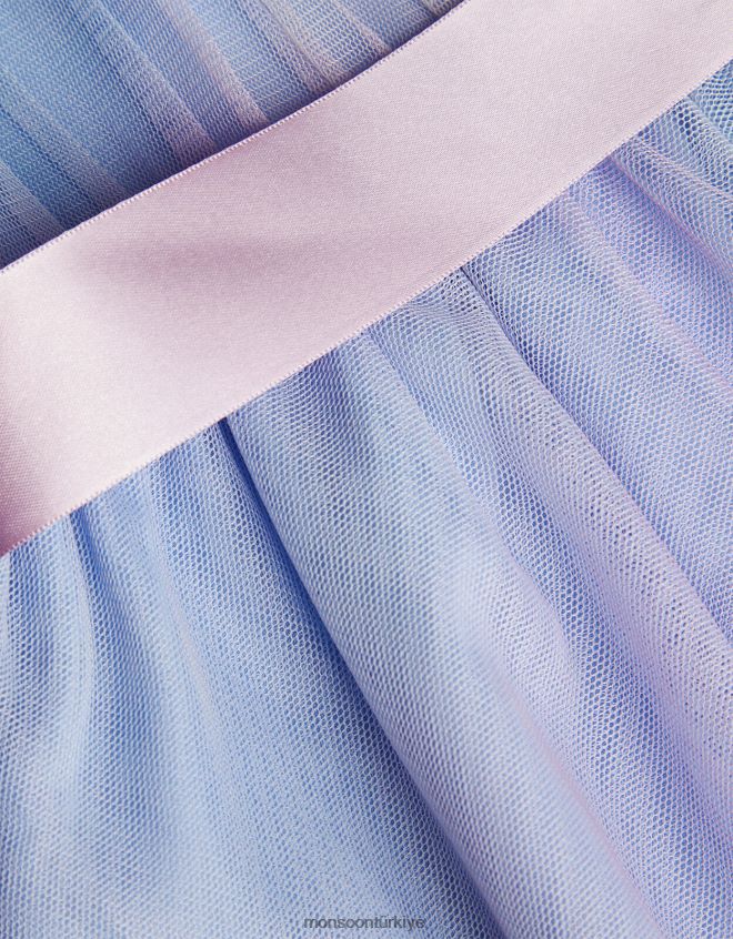 Monsoon kız bebek theodora ombre parti elbisesi JH86BT2093 Giyim çok