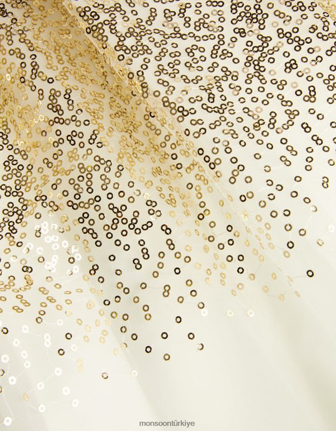 Monsoon kız elle pullu parti elbisesi JH86BT1764 Giyim şık