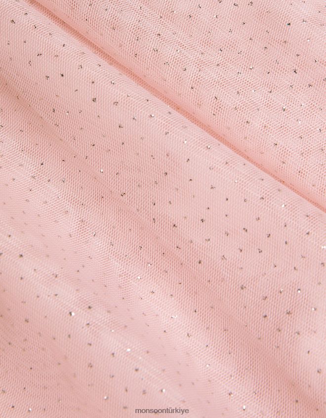 Monsoon kız hakikat disko pullu elbise JH86BT1954 Giyim pembe