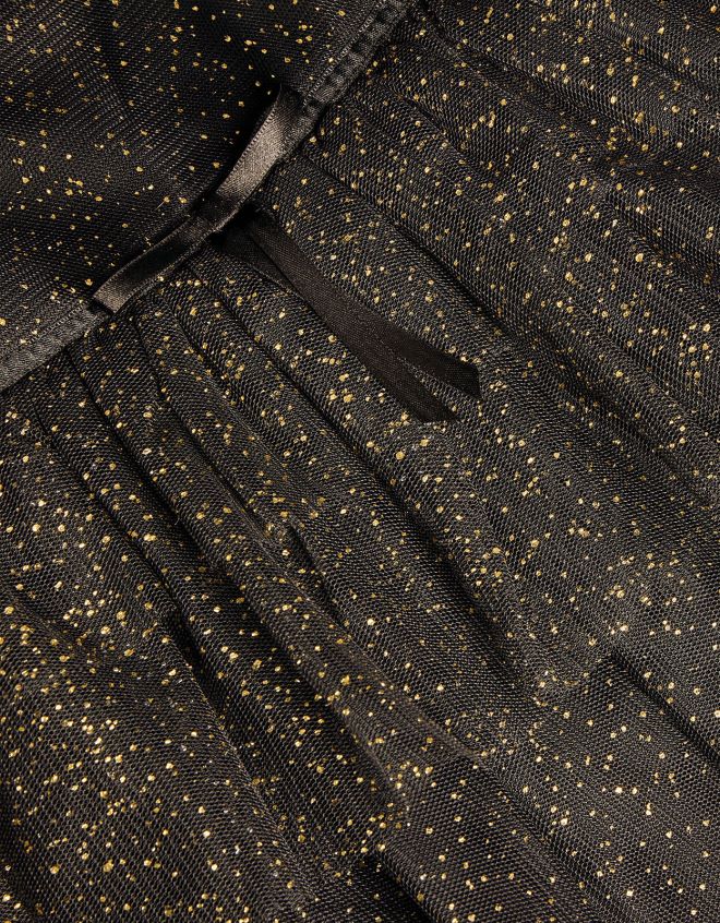 Monsoon kız harikalar diyarı alexandra fırfırlı maxi elbise JH86BT1686 Giyim siyah