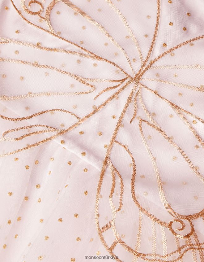 Monsoon kız harikalar diyarı kelebek kanatları elbise JH86BT1596 Giyim pembe