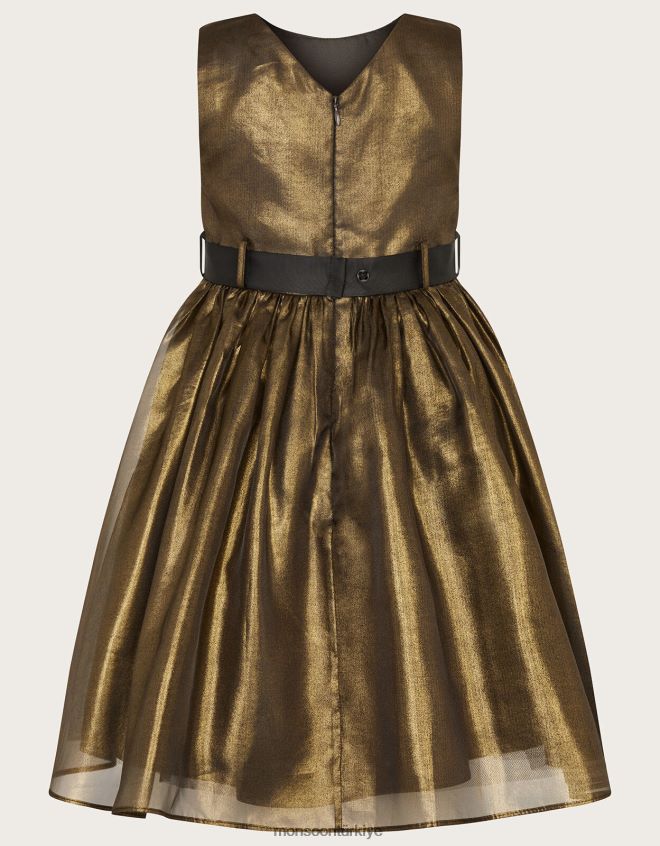 Monsoon kız harikalar diyarı ışıltılı organze elbise JH86BT1567 Giyim çok