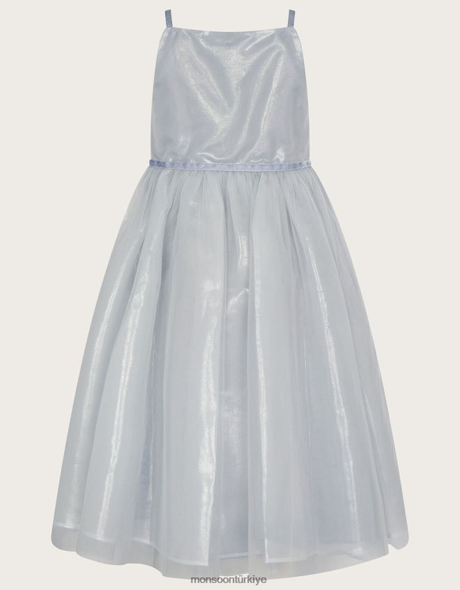 Monsoon kız harikalar diyarı pegasus diamante ışıltılı elbise JH86BT1867 Giyim gri