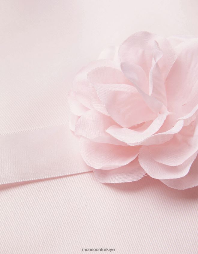 Monsoon kız kutsal düşes dimi nedime elbisesi JH86BT1577 Giyim pembe