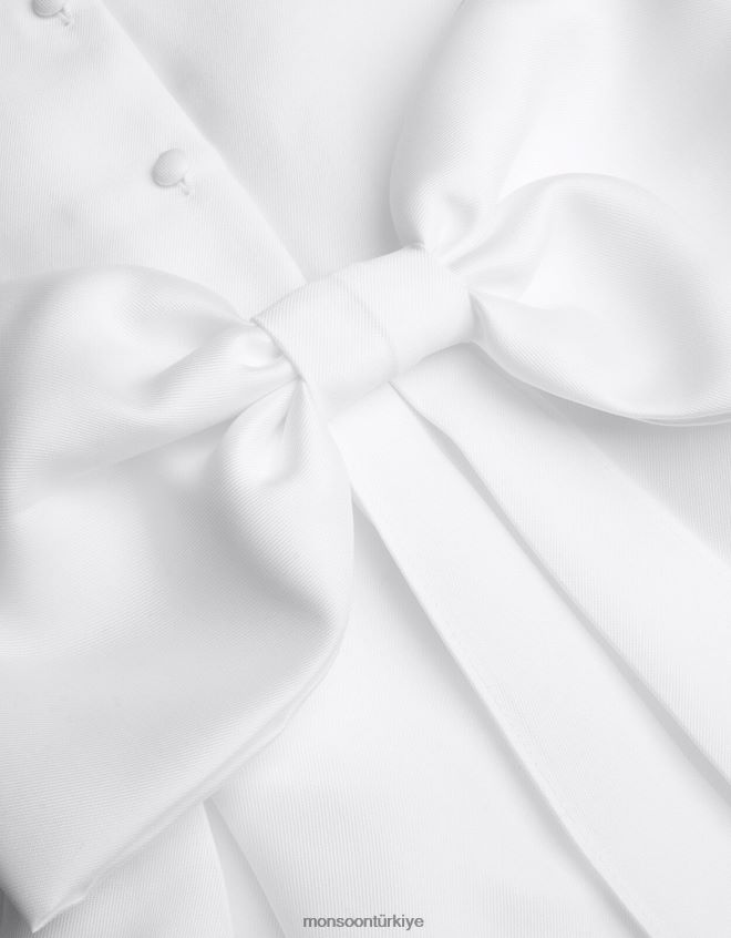 Monsoon kız kutsal düşes dimi nedime elbisesi JH86BT1875 Giyim fildişi