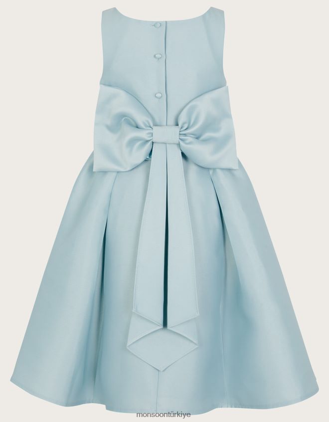 Monsoon kız kutsal düşes dimi nedime elbisesi JH86BT1902 Giyim yeşil